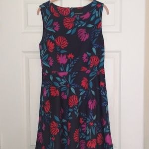 Cynthia Rowley Black Floral Dress